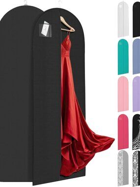 72" Long Dress Bags for Gowns - Wedding Dress Garment Bag for Dresses - Long Gar